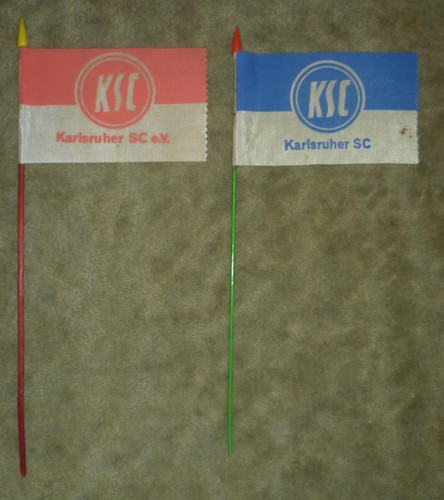 Karlsruher kleine fahne - sc, 2x