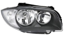 Scheinwerfer rechts für BMW E81 E82 E87 E88 1er in Schwarz Halogen H7 H7 LWR