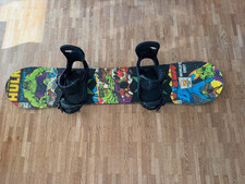 Burton Chopper 125 Limited Marvel Snowboard Bindung inkl Burton Lexa Board Set