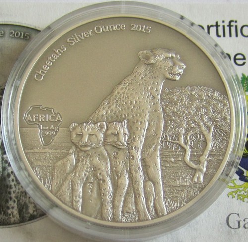 Gabun 1000 francs 2015 - gabun, tiere