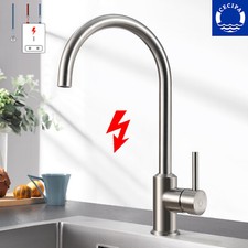 Niederdruck Küchenarmatur Wasserhahn mit Hoher Auslauf Einhebelmischer Armatur 