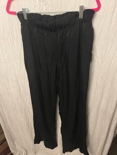 Haremshose Hose M Schwarz Schimmernd H&M