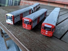 U-Bahn Gehäuse Dt3/DT2 und Akku Lok in HO, TT und N