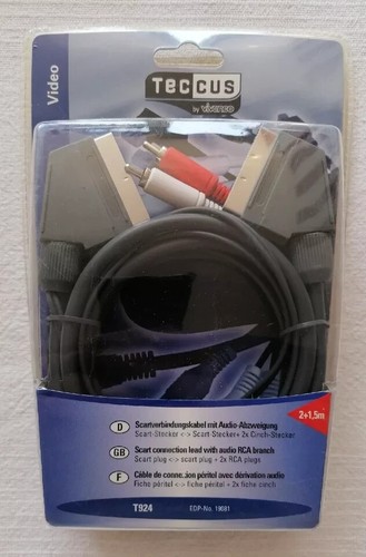 Teccus vivanco scart kabel - by,