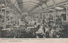 AK - Nürnberg - Bayrische Jubiläums Landesausstellung - Maschinenhalle - innen