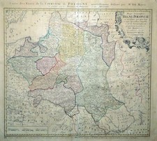 Kupferstich, Landkarte Königreich Polen, T. Mayer/ Homann-Erben, 1773/ 1793