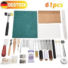 61 Teile Leder Handwerk Set