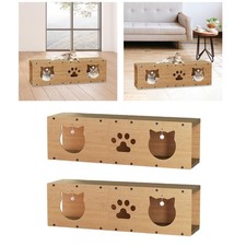 Katzenkratztunnel aus Holz