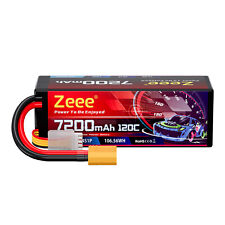 Zeee 14.8V 7200mAh 4S Lipo Akku 120C XT90 HardCase für RC Auto Flugzeug Airplane