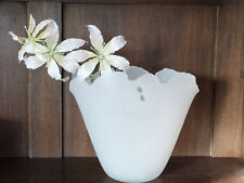 1 Vase 24cm Windlicht Glastau von Rosenthal 