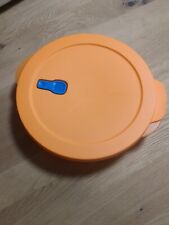 TUPPERWARE Mikrowelle CrystalWave 1,9 L mit Abtrennung orange Menüteller 