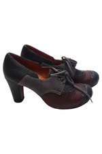 CHIE MIHARA Damen Schnürschuhe Gr. 38 Mehrfarbig Elegant Vintage Heels