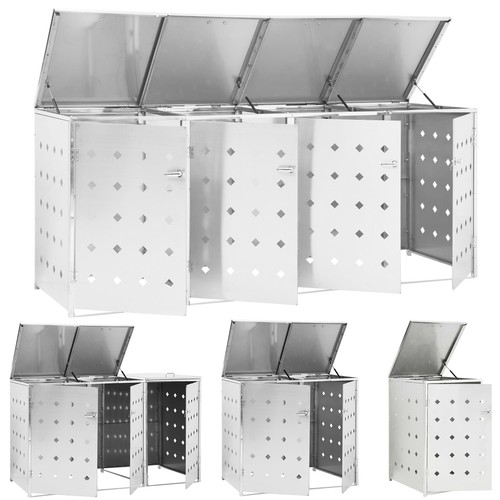 Mülltonnenbox edelstahl - mülltonnenbox,