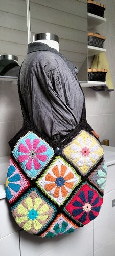Häkeltasche handarbeit - häkeltasche,