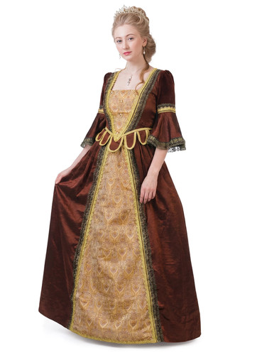 Renaissance kleid rot - -, ein