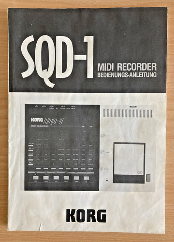 Korg sqd midi recorder - korg,