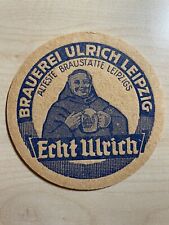 alter Bierdeckel Stadtbrauerei Ulrich Leipzig (+1991)