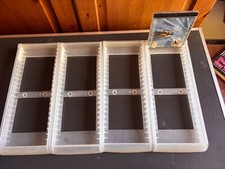 IKEA 4 CD FLIP-STÄNDER NR 900.226.77 FÜR JE 22 CD INSG. 88 CD zb FÜR SCHUBLADEN