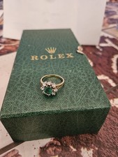 Damen Ring 585 Mit Smaragd und