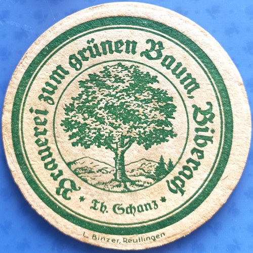 Alter bierdeckel brauerei - bierdeckel,