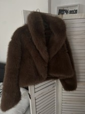 Kunstfelljacke braun