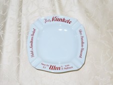 Werbung Aschenbecher "Fritz Künkele Hotel u. Konditiorei Bedarf Ulm a.D " !