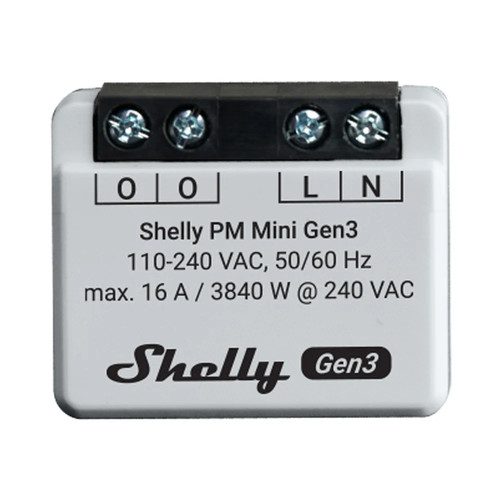 Shelly mini gen 3 - pm,