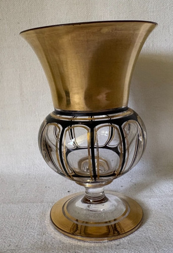 Glasvase jugendstil - glasvase;, /