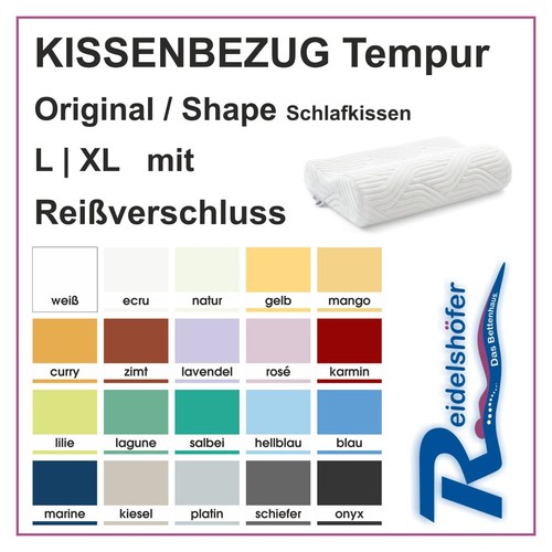Kissenbezug für tempur - kissenbezug,