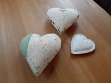 Herz Metall Rost 3 x