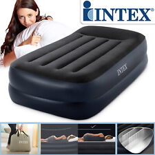 Intex Luftbett mit Pumpe Gästebett Luftmatratze Reisebett selbstaufblasend