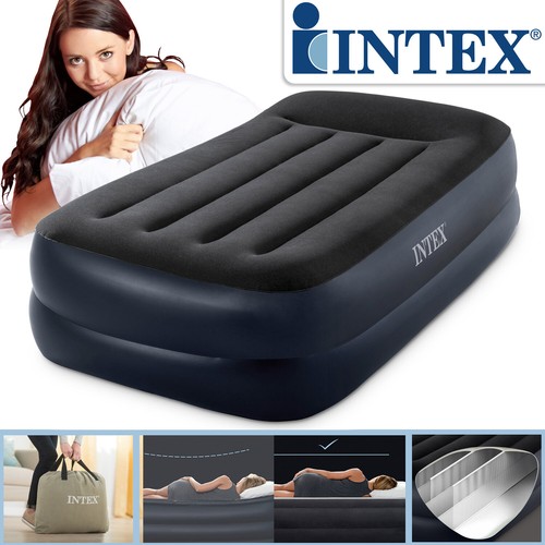 Intex luftbett mit - luftbett, pumpe