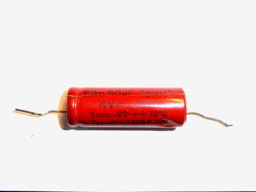 Frako 50µf elko - frako, "glatt"