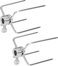 2 Edelstahl Fleischnadeln BBQ
