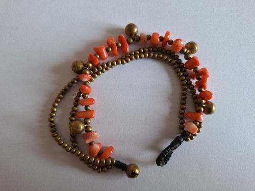 Vintage armband korallensteine - vintage,