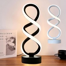 LED-Spirale Nachttischlampe