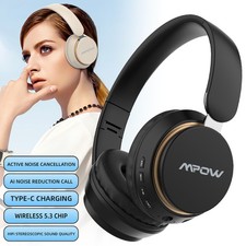 MPOW ANC Kopfhörer Stereo Faltbares Kopfhörer Bluetooth 5.3 Over Ear Headsets DE