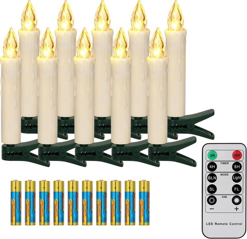 10er led weihnachtskerzen - 10er,