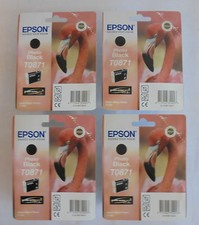 4x EPSON Tintenpatronen T0871