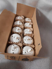 Neuw. Bakelit Licht Kipp Schalter weiß rund Erge alt antik Steckdose