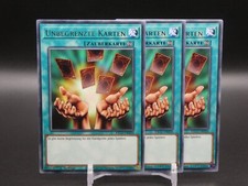 Yugioh Playset 3x Unbegrenzte Karten KICO DE050/ Rare/ Near Mint/ Deutsch
