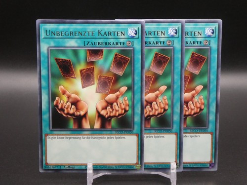 Yugioh playset unbegrenzte - yugioh, 3x