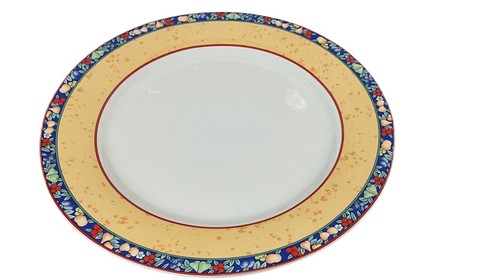 Große runde platte - große,