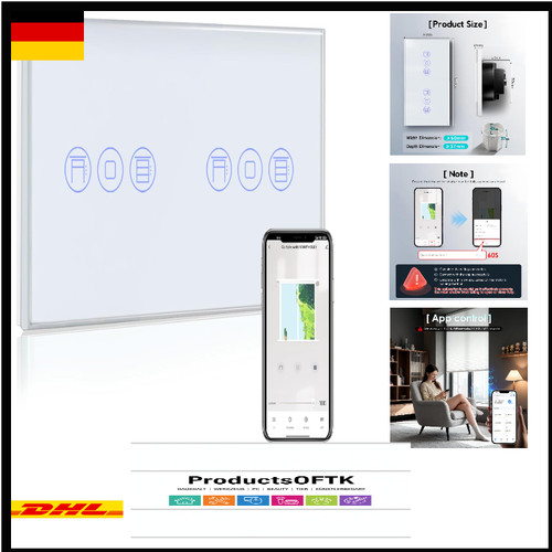 Doppel smart rolladenschalter - doppel,