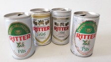 4 verschiedene alte Bierdosen 0,33l Dortmunder Ritter Bier Brauerei 