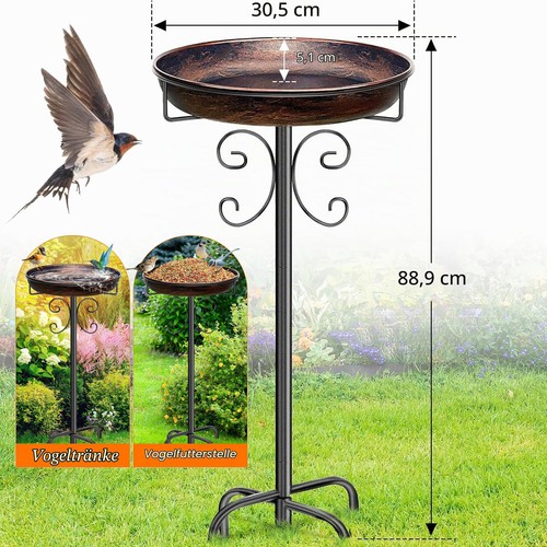 Vogeltränke garten wetterfest - vogeltränke,