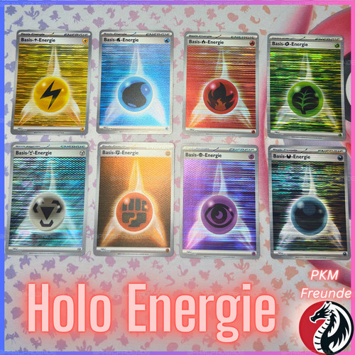 Pokemon karten holo - karten, energie
