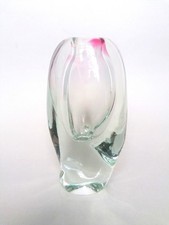 Josef Posinek Geschliffene Mundgeblasene Designer Vase Novy Bor Böhmen 1969-70