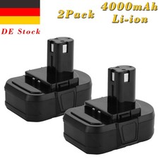 2x Akku Für Ryobi 4000mAH