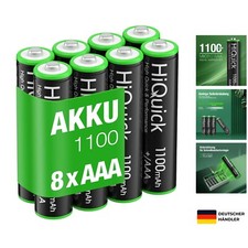 8er Set Wiederaufladbare Micro